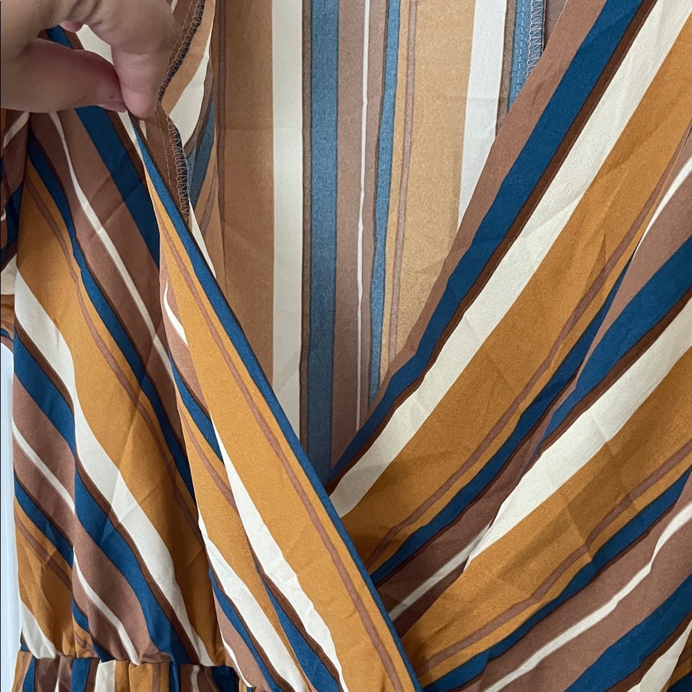SHEIN Multicolor Striped Midi Dress - Picture 5 of 5